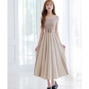 「emiriawiz」 ノースリーブワンピース MEDIUM ベージュ レディース