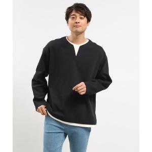 「GLOBAL WORK Smile Seed Store」 長袖Tシャツ X-LARGE ブラック メンズ