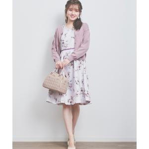 「LAISSE PASSE」 半袖ワンピース SMALL ラベンダー レディース