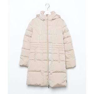 「MONCLER」 ダウンコート 0 ベージュ レディース