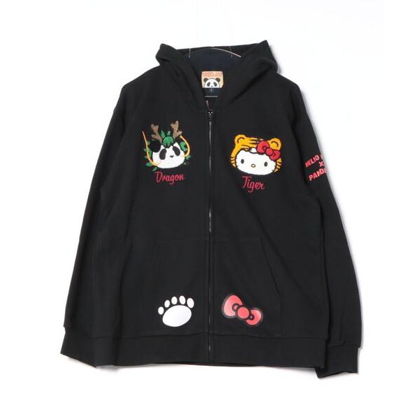 パーカー Hello Kitty×PANDIESTA　なりきり龍虎フルジップパーカー(M2) メンズ...
