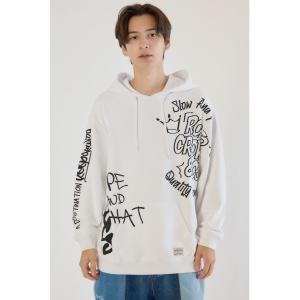 パーカー ランダムスケッチフーディー レディース