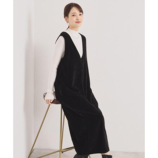 ワンピース 「手洗い可」ベロアジャンスカ