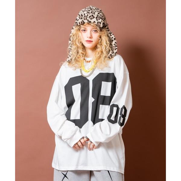 tシャツ a.p.o.v. ビッグナンバリングプリントオーバーサイズカットソー メンズ レディース