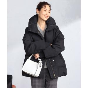 リブ袖中綿ジャケット レディース