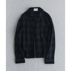 シャツ ルーズベーシッククロップドシャツ（モダンチェック柄）/ Loose Basic Cropped Shirt - Modern Check