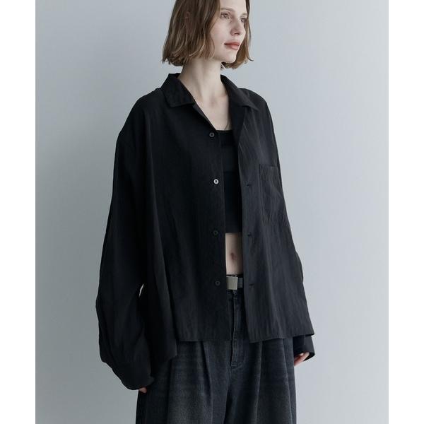 シャツ ルーズベーシックシャツ - パウダリーレーヨン / loose basic shirt「po...