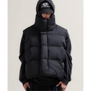 ダウンベスト ベスト 11C31 「ワイドシルエット」中綿ダウンベスト メンズ