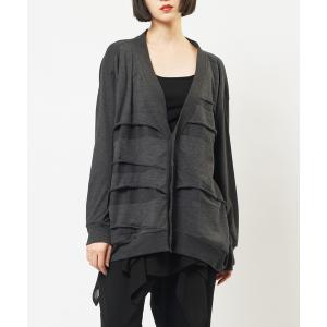 カーディガン バルーンパネルカーディガン レディース メンズ