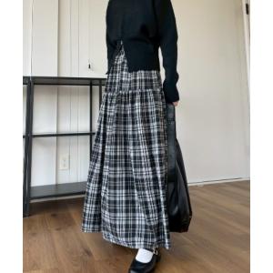 スカート Flare Check Skirt