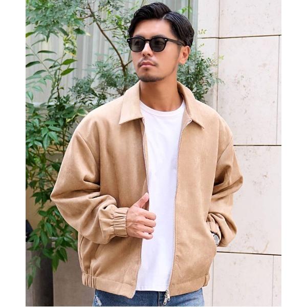 ブルゾン アウター 「CavariA/キャバリア」フェイクスウェードジップジャケット メンズ レディ...