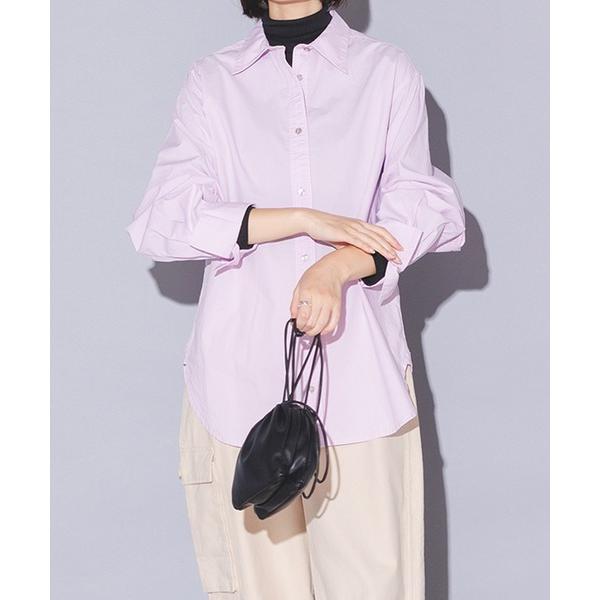 「hunch」 長袖シャツ FREE ラベンダー レディース