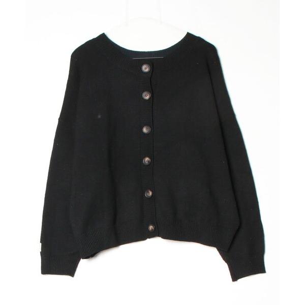 「Java」 長袖ニット MEDIUM ブラック レディース