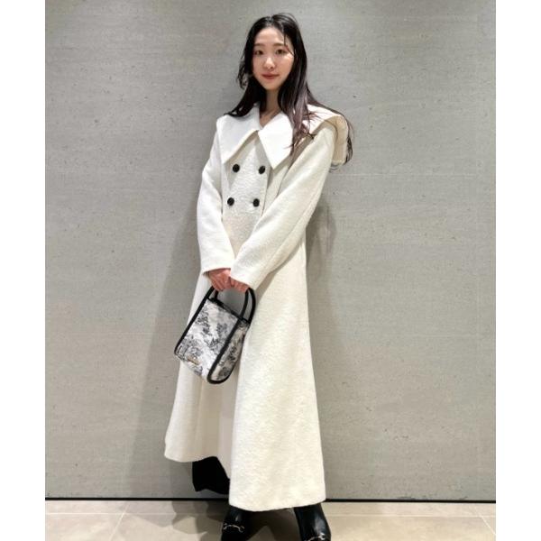 「LILY BROWN」 コート 1 オフホワイト レディース