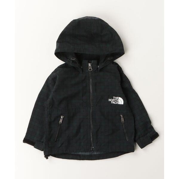「THE NORTH FACE」 「KIDS」チェック柄マウンテンパーカー 80 ネイビー キッズ