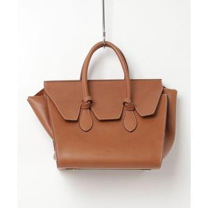 「CELINE」 タイ ハンドバッグ - ブラウン レディース