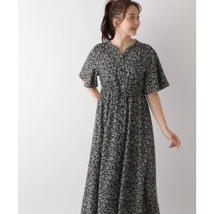 「GLOBAL WORK」 半袖ワンピース L ブラック系その他 レディース