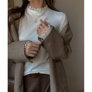 チューブトップ ベアトップ レディース長袖トップス