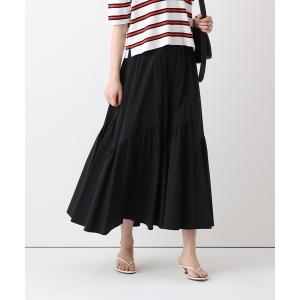 スカート バイヤス切替ギャザースカート