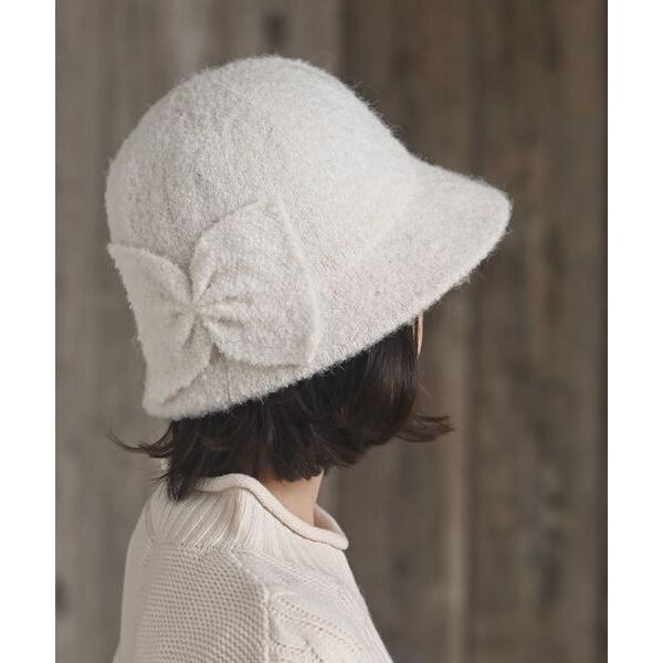 帽子 ハット ＢＡＣＫリボンブークレーＨＡＴ レディース