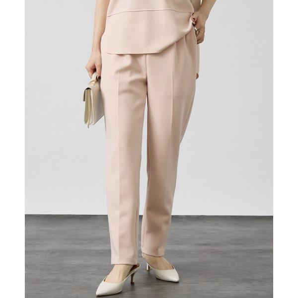 パンツ 「セットアップ対応」アクアジャージーテーパードパンツ レディース