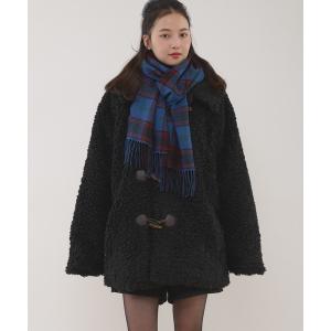 コート アウター poodle shaggy duffle coat / プードルシャギーダッフルコート レディース