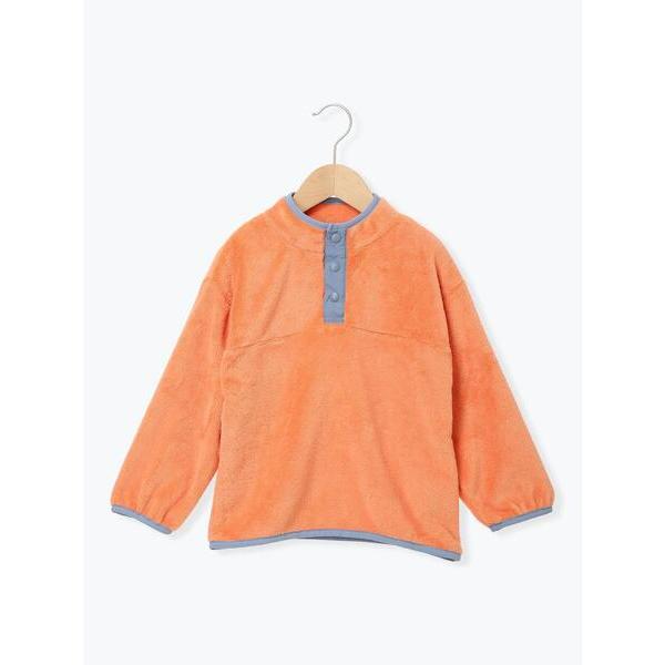 tシャツ 両面ボアアノラックトレーナー キッズ 子供服 男の子 女の子