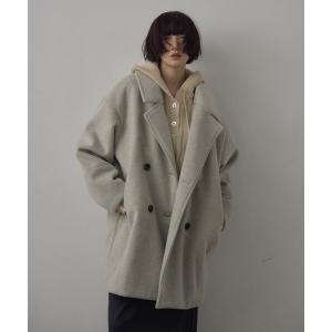 コート アウター シャギーコクーンコート レディース