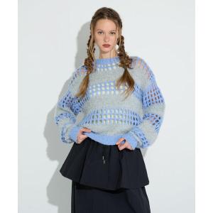 ニット セーター ANNA SUI NYC/アナ スイ エヌワイシー/ラメシャギーニットプルオーバー レディース