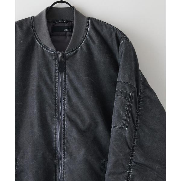 ma1 ma-1 「UNIIT/ユニット」 ヴィンテージライクナイロン オーバーサイズMA-1 古着...