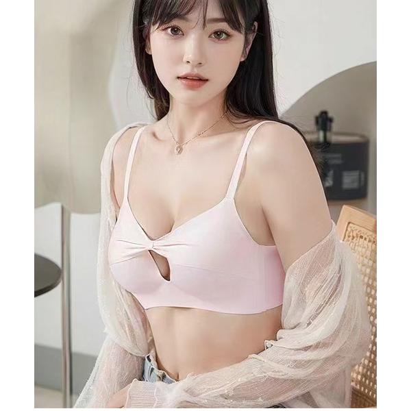 ノンワイヤーブラ ブラジャー フロントカットアウトブラ単品