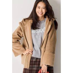 ジャケット テーラードジャケット フェイクムートンファーコート レディース