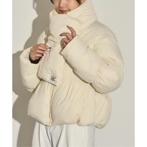 ダウンコート ダウンジャケット マフラー付きダウンジャケット レディース