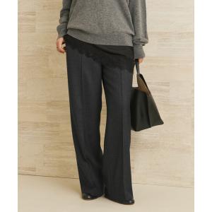 スラックス パンツ Elegant Saxony パンツ レディース