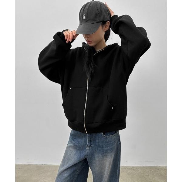 パーカー 「MADE」 デルティ起毛オーバージップアップフーディ レディース メンズ