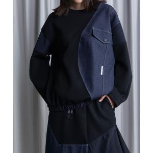 tシャツ ドッキングプルオーバー レディース