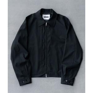 ブルゾン アウター Stripe short blouson / ストライプショートブルゾン メンズ レディース