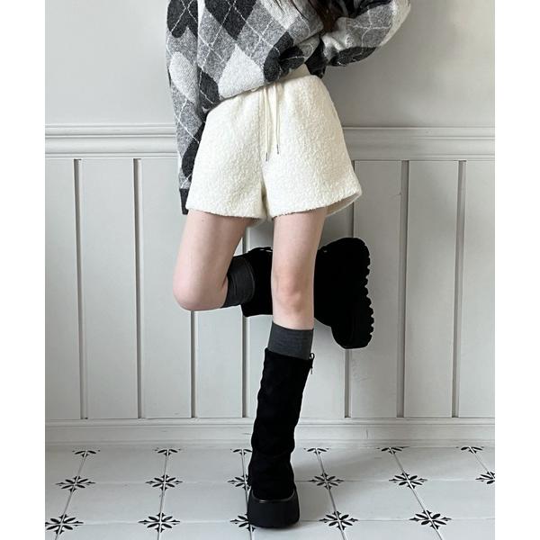 パンツ 「着用動画あり・4色展開」ソフトショートパンツ レディース