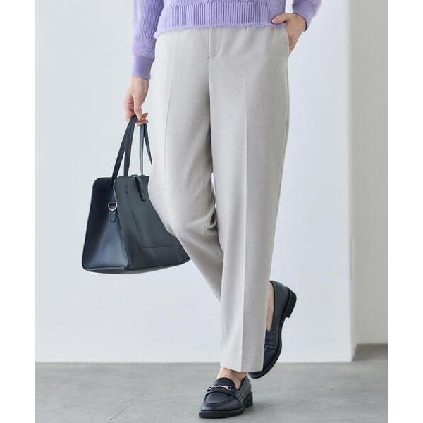 パンツ 「すっきりシルエット」テーパードワイドパンツ レディース