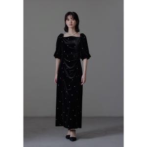 ドレス スイートハートベロアドレス 結婚式 二次会 成人式 同窓会 パーティードレス オケージョンドレス お呼ばれワンピース