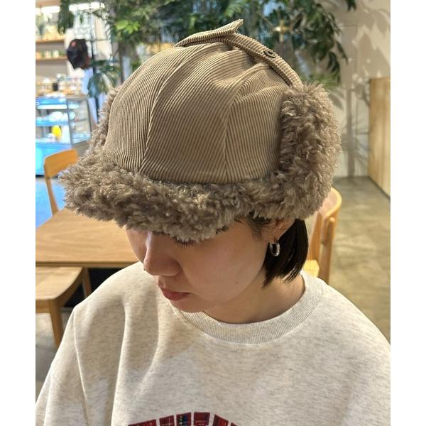 キャップ 帽子 リバーシブルファーフライトキャップ レディース