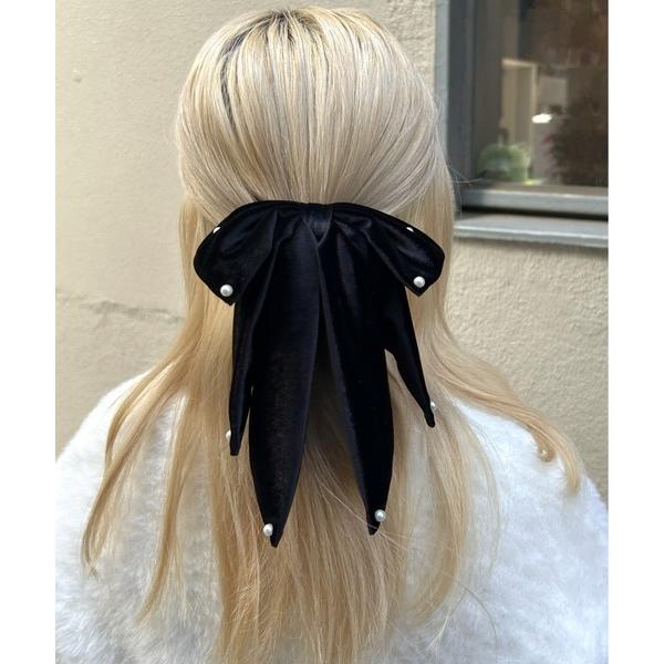 ヘアクリップ リボンクリップ