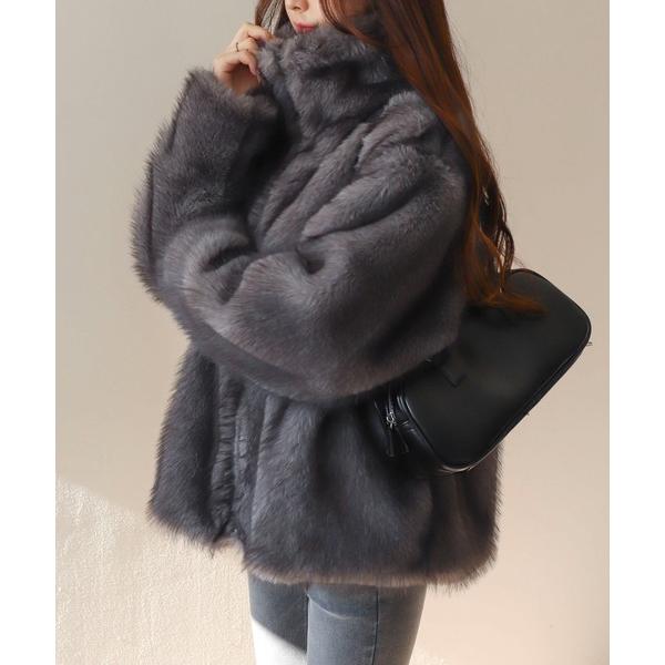 ブルゾン アウター WEGO/「25年秋冬新作」2WAYカラーフェイクファーブルゾン レディース