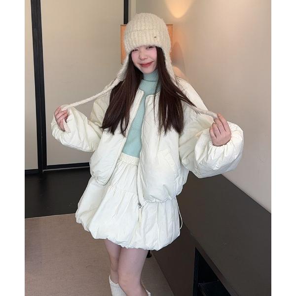 セットアップ パフジャケット＋バルーンスカートセットアップ レディース