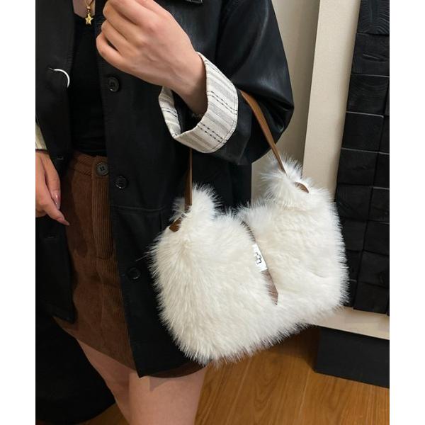 ハンドバッグ ベルトデザインファーハンドバッグ