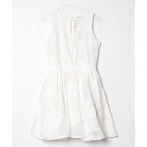 「Ted Baker」 ノースリーブワンピース 1 ホワイト レディース