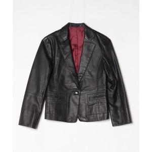 「GEORGES RECH」 レザージャケット 36 ブラック レディース