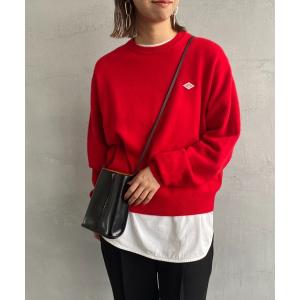 「DANTON」 長袖ニット 38 レッド レディース