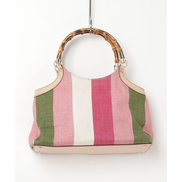 「GUCCI」 バンブー トートバッグ - ピンク レディース