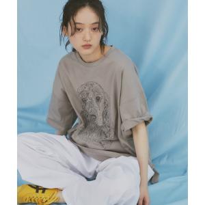 「MERLOT」 半袖Tシャツ FREE ベージュ レディース